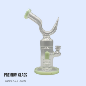 10" Glass Bong Design 241 - Green