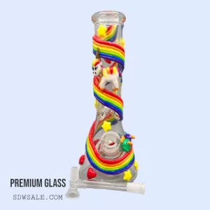 13" GLASS BONG - TS053