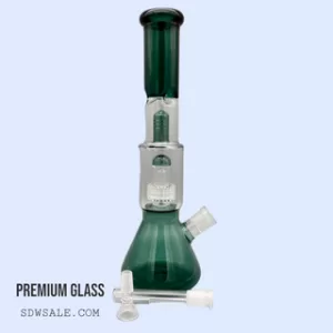 14" GLASS BONG MK-MC43 - GREEN