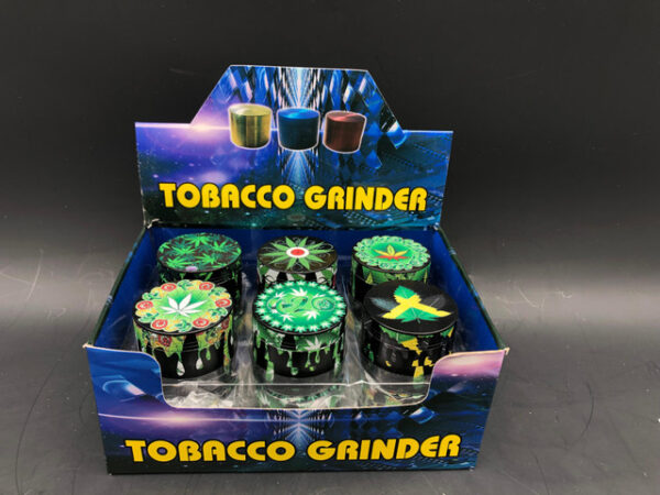 50mm HERB GRINDER DESIGN 32 12CT DISPLAY