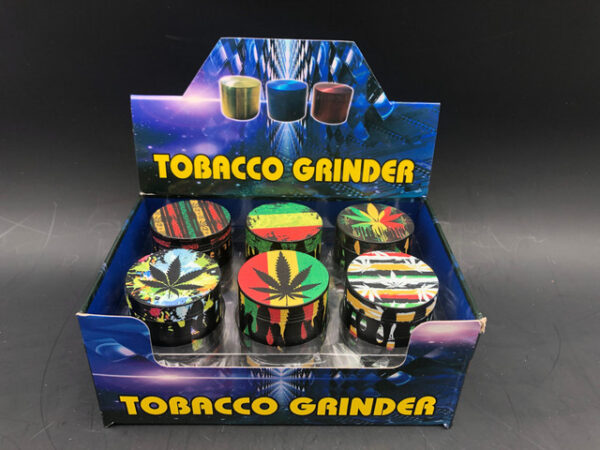 50mm HERB GRINDER DESIGN 38 12CT DISPLAY