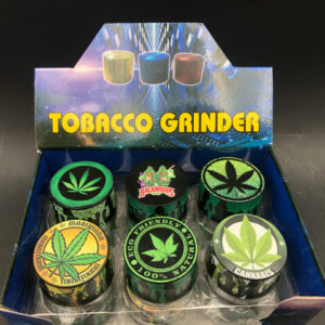 50mm HERB GRINDER DESIGN 41 12CT DISPLAY