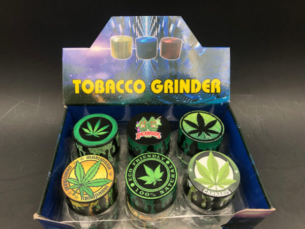 50mm HERB GRINDER DESIGN 41 12CT DISPLAY