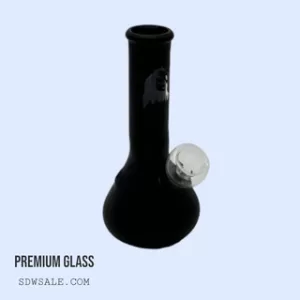 5" Glass Bong Design 222 - Black