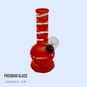 5" Glass Bong Design 224 - Orange