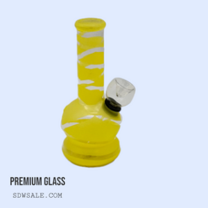 5" Glass Bong Design 224 - Yellow