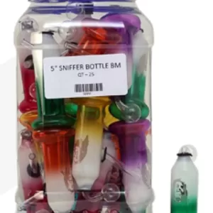 5" Sniffer Bottle BM 25pcs/Jar SN101