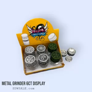 53mm PIRATE GRINDERS 12CT DISPLAY.