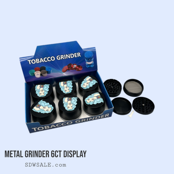 63mm 4 Part GooSticks Grinder Design 11 6ct Display