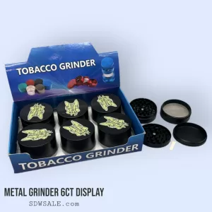 63mm 4 Part GooSticks Grinder Design 16 6ct Display