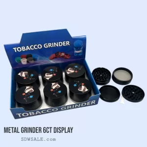 63mm 4 Part GooSticks Grinder Design 2 6ct Display