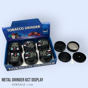 63mm 4 Part GooSticks Grinder Design 3 6ct Display