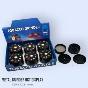 63mm 4 Part GooSticks Grinder Design 6 6ct Display