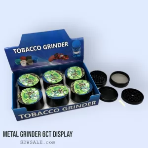 63mm 4 Part Grinder Character Design 20 6ct Display