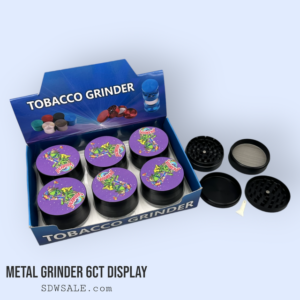 63mm 4 Part Grinder Character Design 24 6ct Display