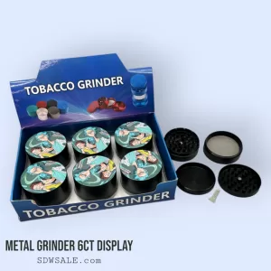 63mm 4 Part Grinder Character Design 25 6ct Display