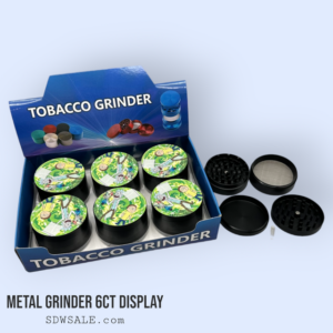 63mm 4 Part Grinder Character Design 27 6ct Display