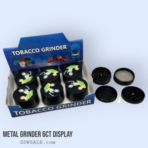 63mm 4 Part Grinder Character Design 29 6ct Display