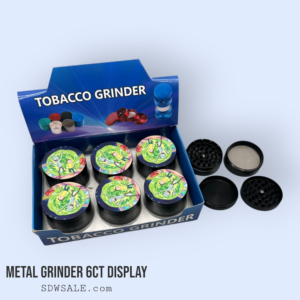 63mm 4 Part Grinder Character Design 3 6ct Display