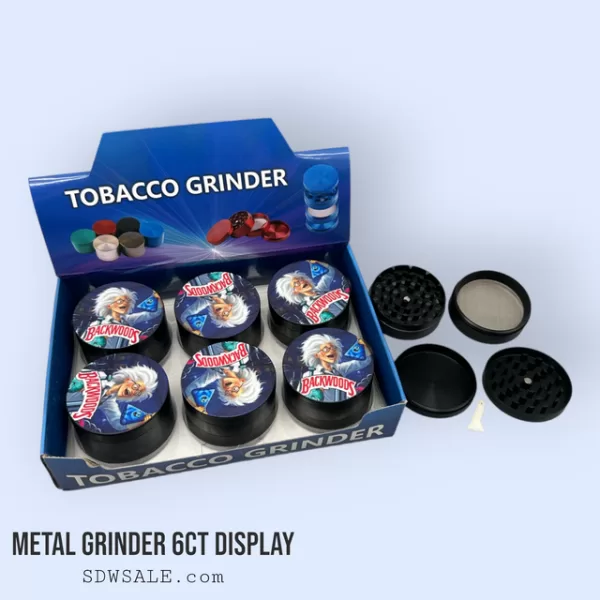 63mm 4 Part Grinder Character Design 4 6ct Display