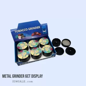 63mm 4 Part Grinder Character Design 8 6ct Display