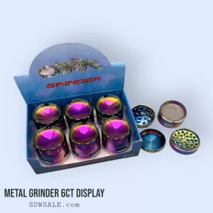 63mm RAINBOW WHEEL GRINDER 6ct Display.