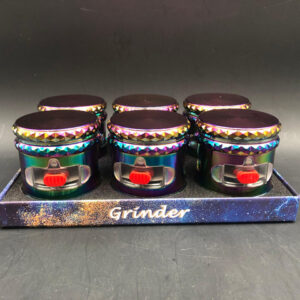 67mm SPIKED RAINBOW GRINDER 12CT DISPLAY