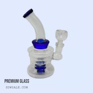 7" Glass Bong Design 202 - Blue