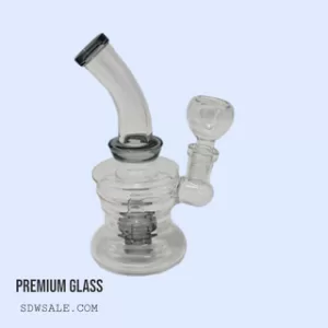 7" Glass Bong Design 202 - Gray