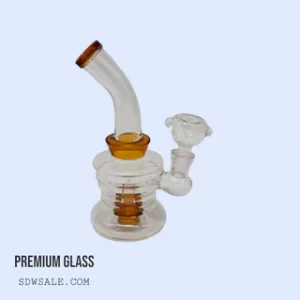 7" Glass Bong Design 202 - Orange