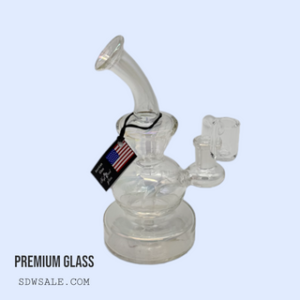 7" Glass Bong Design 205 - Clear