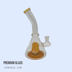 9" Glass Bong Design 221 - Yellow