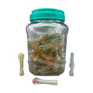 Assorted Glass One Hitter 100PC Jar