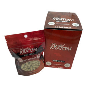 BOOSTED KRATOM CAPSULES 65CT RED HULU 6CT