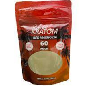 BOOSTED KRATOM POWDER 60G RED MAENG DA 5CT BAG