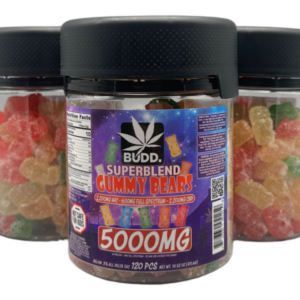 BUDD 5000MG HHC SUPERBLEND GUMMY BEARS