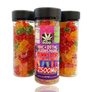 BUDD HHC & D9 THC Gummy Bears 2500mg Jar