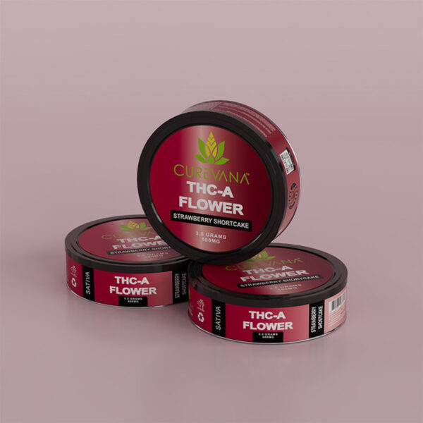 Curevana THC-A 3.5 Gram Flower - Strawberry Shortcake