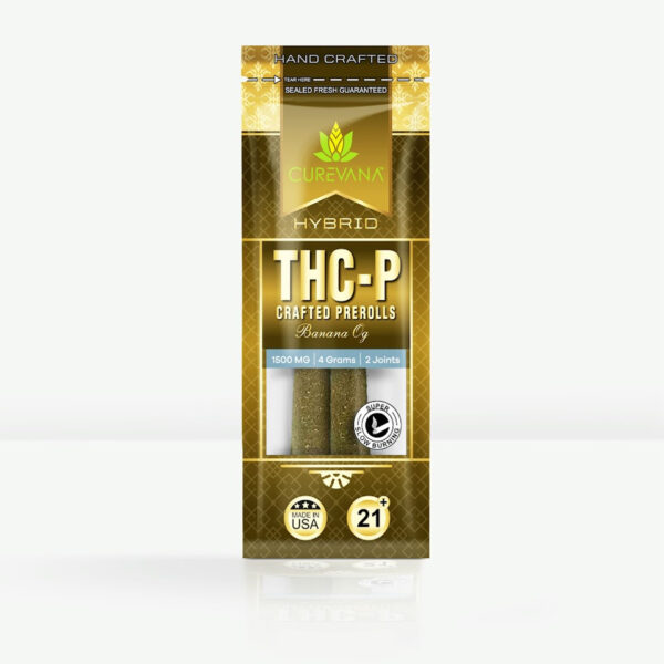 Curevana THC-P Pre Roll 2PK 12CT Display 1500MG - Banana OG