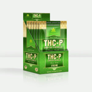 Curevana THC-P Pre Roll 5PK 6CT Display 3750MG - Green Sweets