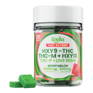 Feela HXY9-THC Berry Melon Gummies 4000mg