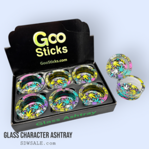 GOOSTICKS GLASS ASHTRAY DESIGN 107