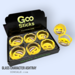 GOOSTICKS GLASS ASHTRAY DESIGN 116