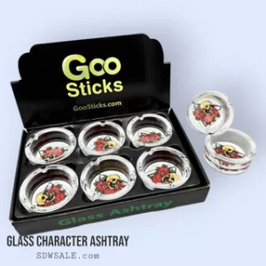 GOOSTICKS GLASS ASHTRAY DESIGN 123