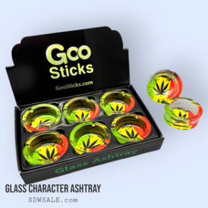 GOOSTICKS GLASS ASHTRAY DESIGN 166