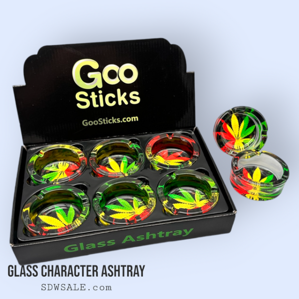 GOOSTICKS GLASS ASHTRAY DESIGN 180