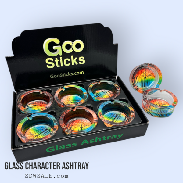 GOOSTICKS GLASS ASHTRAY DESIGN 203