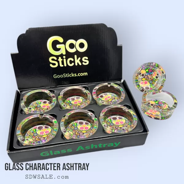 GOOSTICKS GLASS ASHTRAY DESIGN 208