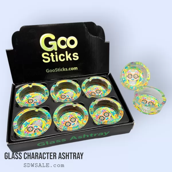 GOOSTICKS GLASS ASHTRAY DESIGN 222