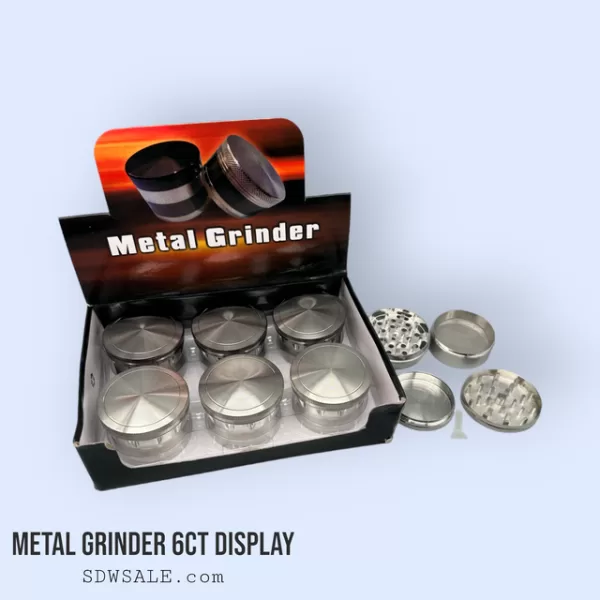 HERB GRINDER DESIGN 1 6ct Display.